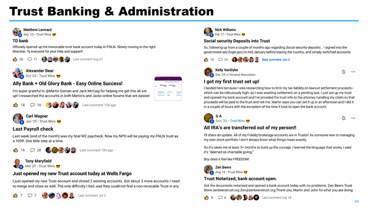Student reviews: Trust Banking &amp; Administration